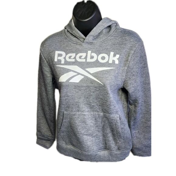 REEBOK Kids Unisex Pullover Hoodie size 14 Grey New With Tags - Picture 16 of 16